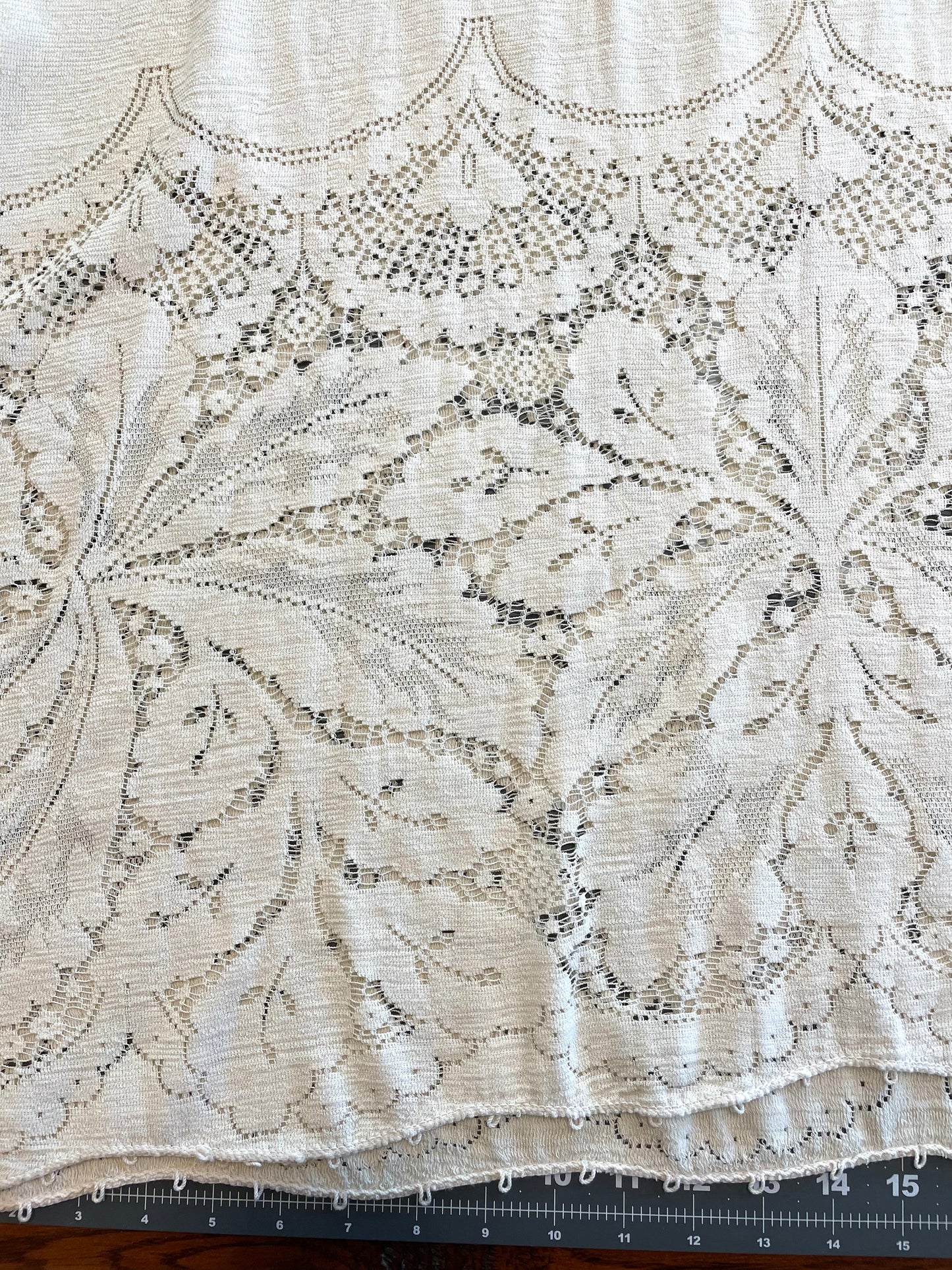 *Leafy Splendor* ~ Vintage Lace Tablecloth Dress ~ Size M/L