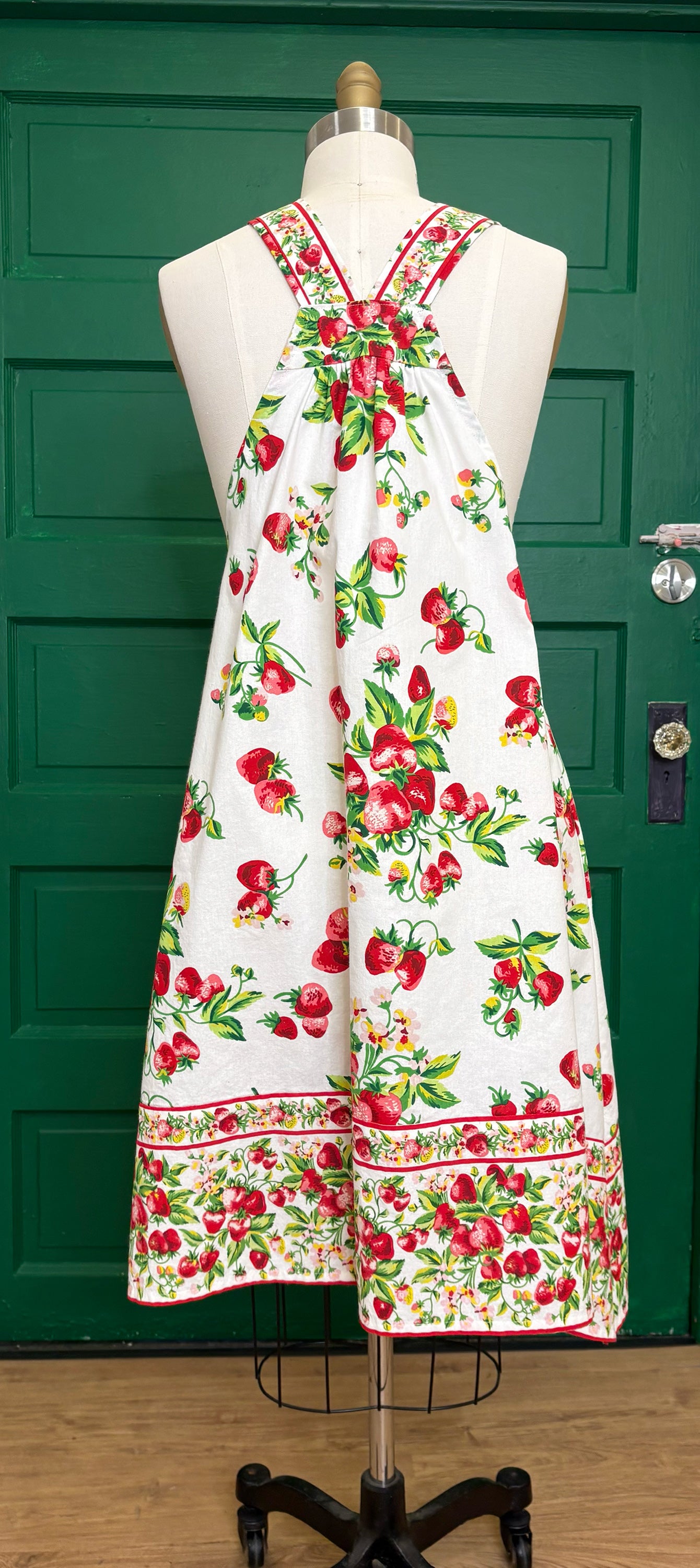 *Strawberry Fields Forever* ~ Tablecloth Dress ~ XL