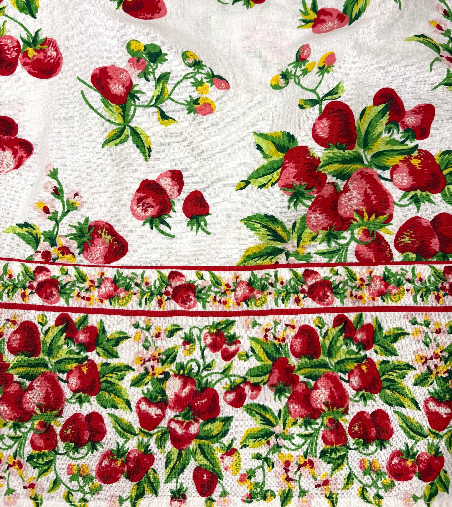 *Strawberry Fields Forever* ~ Tablecloth Dress ~ XL