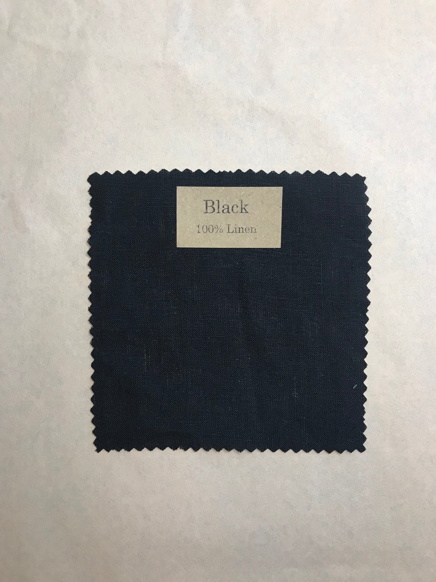 *Made-to-Order* ~ Solstice Dress ~ Black Organic Linen - Choose Your Size XS to 3X